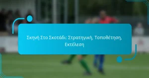 Σκηνή Στο Σκοτάδι: Στρατηγική, Τοποθέτηση, Εκτέλεση